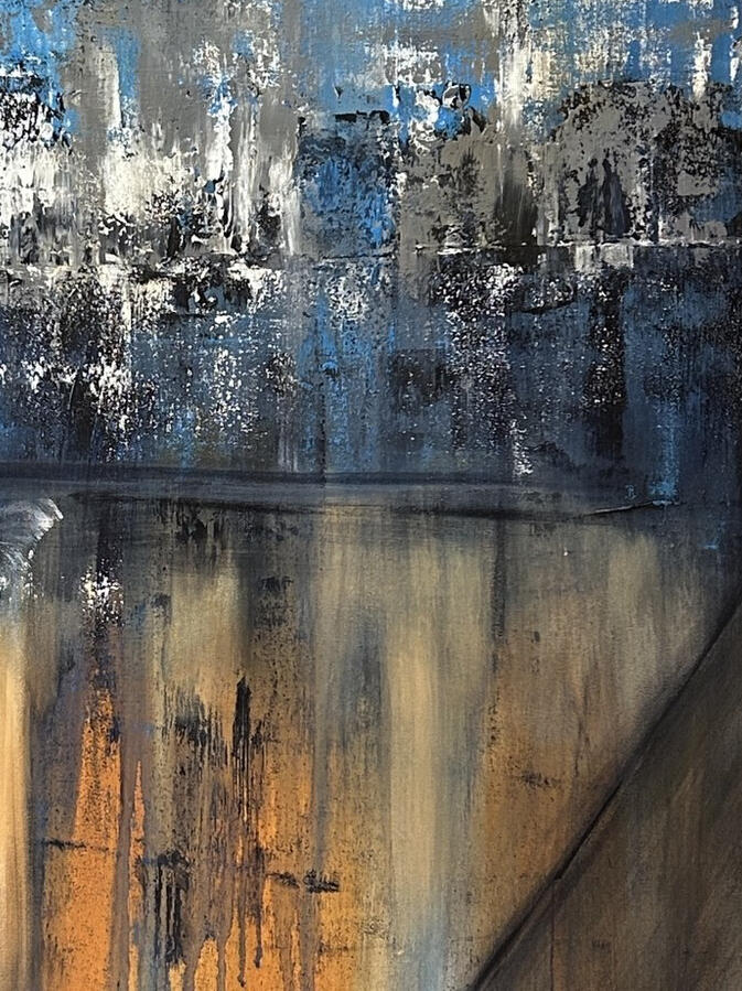 Vista Del Mar 24 x 36 acrylic on canvas
