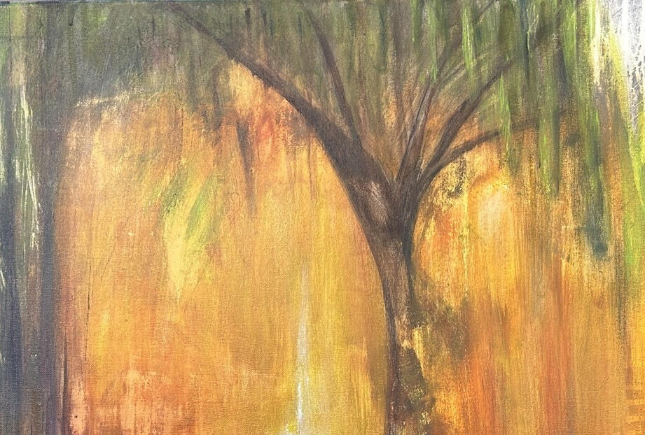 Where The Light Entered 24 x 36 acrylic on canvas
