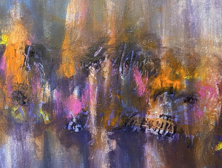 sound Through The Canyon 16 x 24 acrylic on canvas